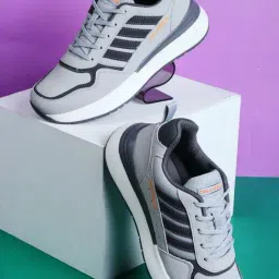 Columbus Men's Ash Grey Casual Sneakers-picture-32
