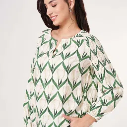 Honey By Pantaloons Marshmallow Relaxed Fit Printed Top image 3