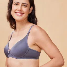 Enamor Ink Grey T-Shirt Bra image 3