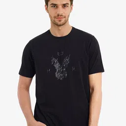 RARE RABBIT Men Printed Pockets T-shirt-picture-15