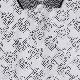 Blue Giraffe Boys Black Pure Cotton Printed T-Shirt image 3