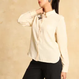 Kazo Beige Casual Shirt image 3