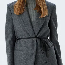 Koton Women Longline Open Front Jacket image 2