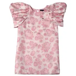 Allen Solly Junior Pink Embroidered Frock-picture-37