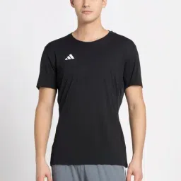 Adidas Black Slim Fit Sports T-Shirt-picture-31