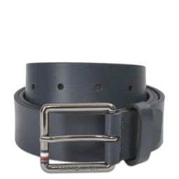 Tommy Hilfiger Camdem Navy Leather Solid Waist Belt-picture-43