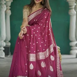 Ehaircare Woven Design Zari Saree image 2