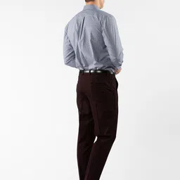 LOVE PANGOLIN Men Tapered Fit Mid-Rise Easy Wash Formal Trouser image 5