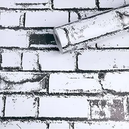 INDIAN ROYALS White BricksPrinted Self-Adhesive Wall Sticker-image-93