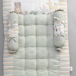 Abracadabra Cotton Bedding Set Bambi & Friends Theme - Green image 2