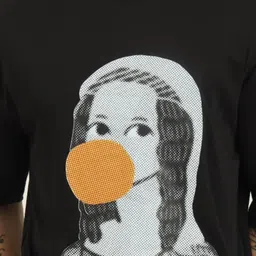abnorml. Unisex Graphic Printed Round Neck Cotton Oversized T-shirt image 4