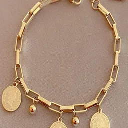 TEULRIP Stainless Steel Gold-Plated Anti Tarnish Link Bracelet-picture-29
