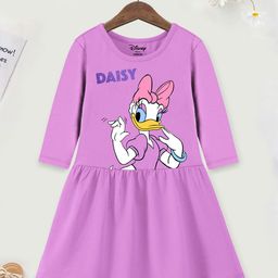 YK Disney Print Fit & Flare Dress-picture-23