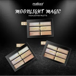 Maliao Moonlight Magic Highlighter Palette- Shade- 03 image 3