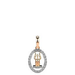 VALANOVA Women 18Kt Rose Gold Lab Grown Diamond Pendant-picture-13