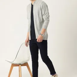 Mast & Harbour Fine Knit Front-Open Sweater image 1