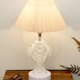 Homesake Off White Metal Table Lamp-image-73