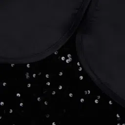 Gini & Jony Kids Black Embellished Full Sleeves Dress image 3