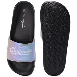 Forever Glam by Pantaloons Women White Slides image 3