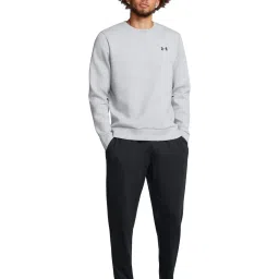 Under Armour Black Loose Fit Sports Trackpants image 3