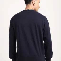 R&B Blue Regular Fit Graphic Sweatshirt image 2