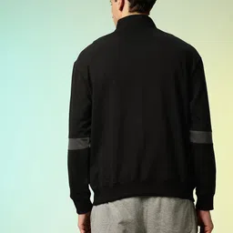 HRX by Hrithik Roshan Colourblocked Pure Cotton Relaxed Fit Sweatshirt image 4