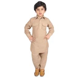 SG Yuvraj Kids Yellow Solid Kurta with Pyjama-picture-11