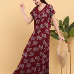 Sweet Dreams Women Printed Night Dress image 3