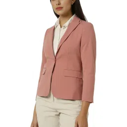 Van Heusen Peach Regular Fit Blazer image 3