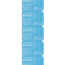 Swati Cosmetics Coloured Contact Lenses - Aquamarine (1 Day, Power - 2.50) image 2