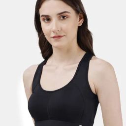 Soie Black Sports Bra-picture-5