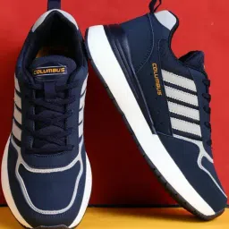 Columbus Men's Navy Casual Sneakers-picture-15