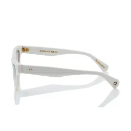 Shisen Fox White Gradient Cat Eye Unisex Sunglasses image 3