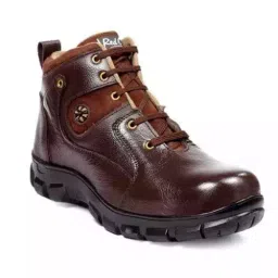 Red Can Steel Toe Safety Shoe High Ankle Genuine Leather Size UK 8 Brown, SGE1163BRN-picture-25