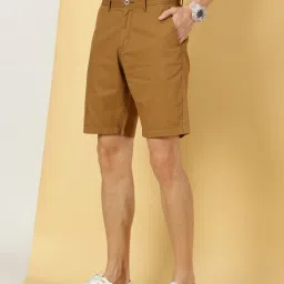 Thomas Scott Brown Slim Fit Shorts image 3