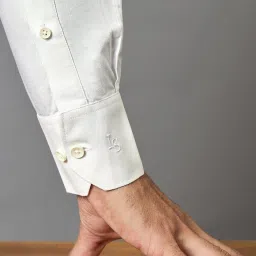 Louis Stitch White Regular Fit Shirt image 3