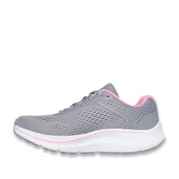 Skechers Women's GO RUN CONSISTENT 2.0 Grey & Pink Running Shoes image 3