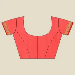 Geroo Jaipur Black & Red Hand Dyed Bandhani Silk Saree image 3