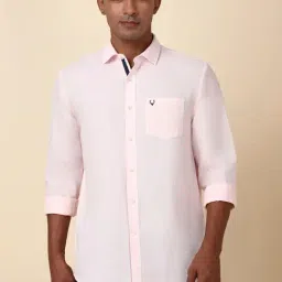 Allen Solly Pink Slim Fit Shirt-picture-23