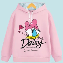 YK Disney Girls Graphic Printed Hooded Sweatshirt-picture-34