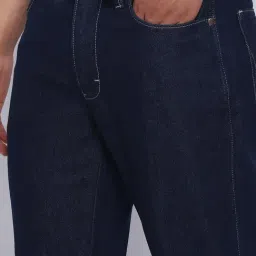 Wrangler Dark Blue Lightly Washed Jeans image 4