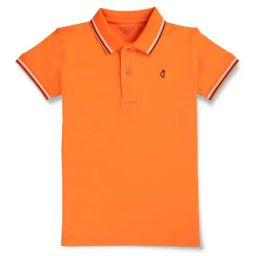 Gini & Jony Kids Orange Logo Polo T-Shirt-picture-40