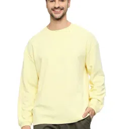 Basics Yellow Cotton Muscle Fit T-Shirt-picture-39