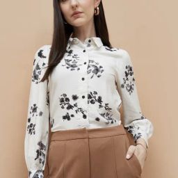 Code By Lifestyle White Regular Fit Printed Shirt-picture-28