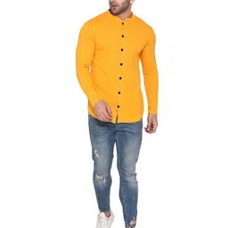 Blisstone Mandarin Collar Long Sleeves Cotton Shirt image 2