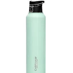 Caspian Green & Black Single Stainless Steel Printed Single Wall Vacuum Water Bottle-image-34