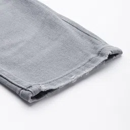Louis Philippe Jeans Men Smart Skinny Fit Mildly Distressed Light Fade Stretchable Jeans image 3