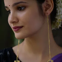 House of Aadyaa Classic Drop Earrings-picture-30