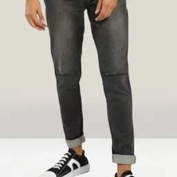 BuaGi Collection Men Regular Fit Mid-Rise Mildly Distressed Light Fade Jeans image 3