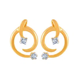 P.C. Chandra Jewellers 18 kt Gold & Diamond Earrings-picture-38